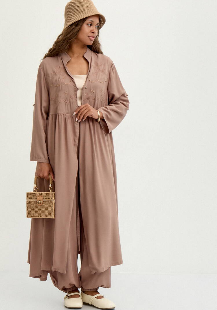 Рубашка с вышивкой на кокетке шир.  750, рис. 41