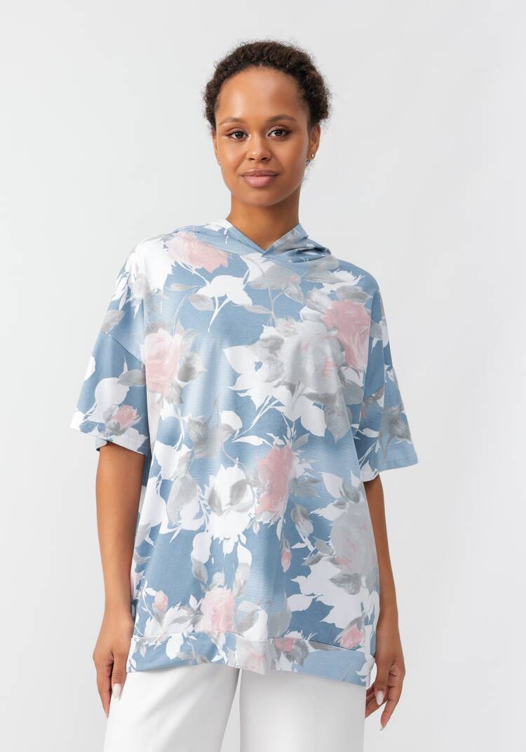 Свитшот с коротким рукавом шир.  750, рис. 19