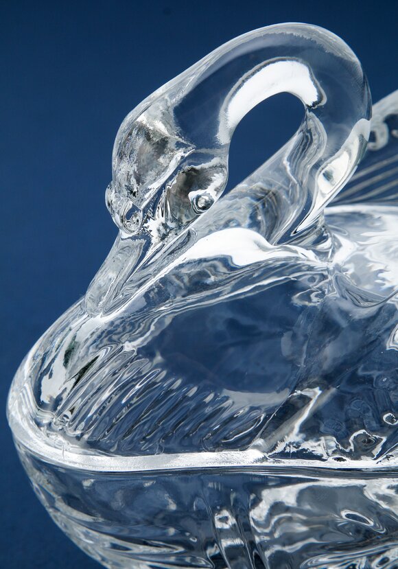 Икорница c крышкой Лебедь шир.  580, рис. 3