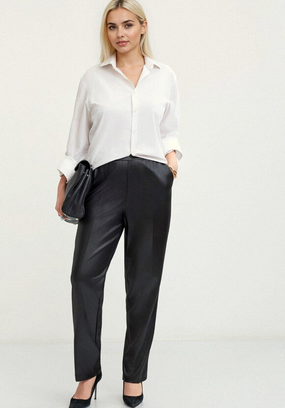 Брюки прямые с кантами по бокам шир.  580, рис. 7