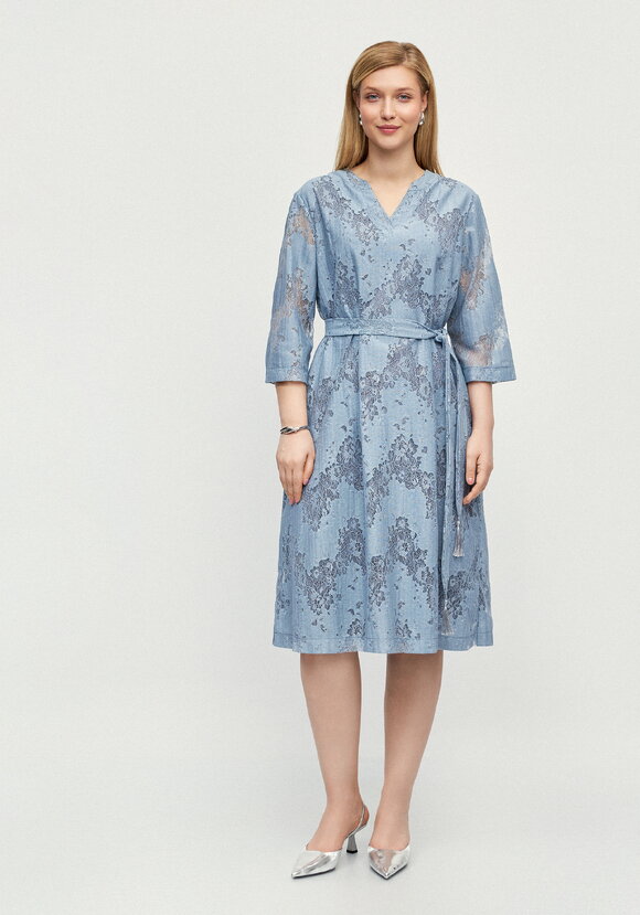 Платье Воздушная музыка кружева шир.  580, рис. 11