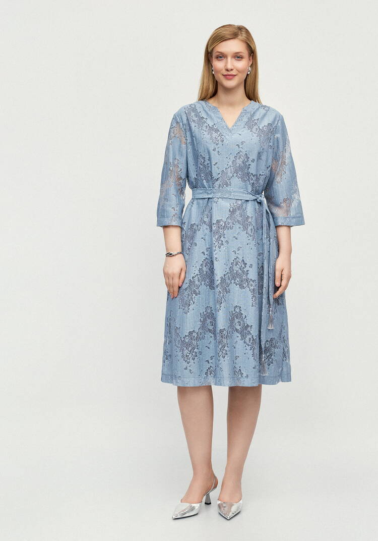 Платье Воздушная музыка кружева шир.  750, рис. 11