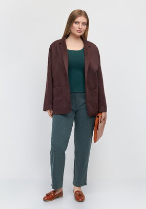 Джинсы цветные с резинкой по поясу