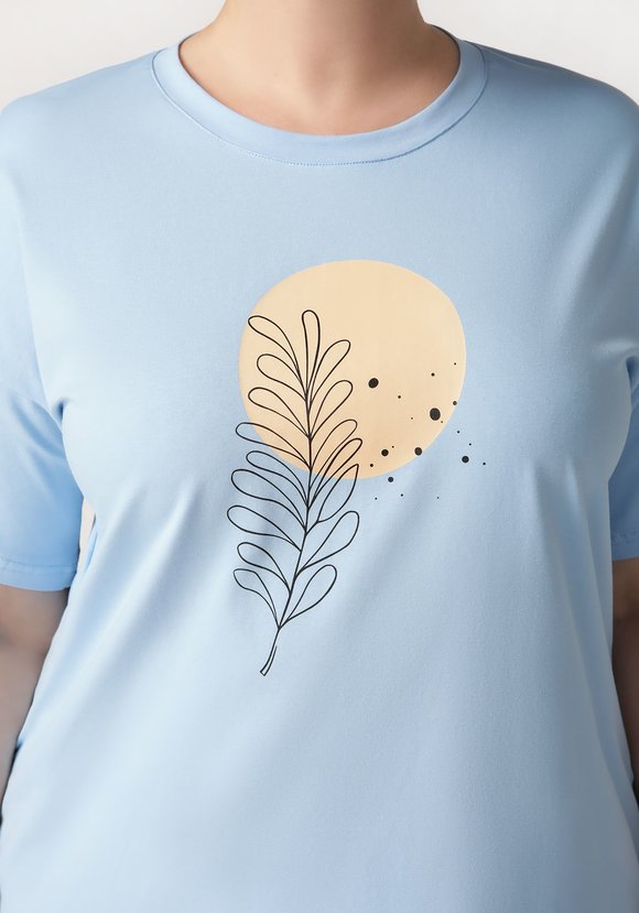 Футболка Базовая красота шир.  580, рис. 5