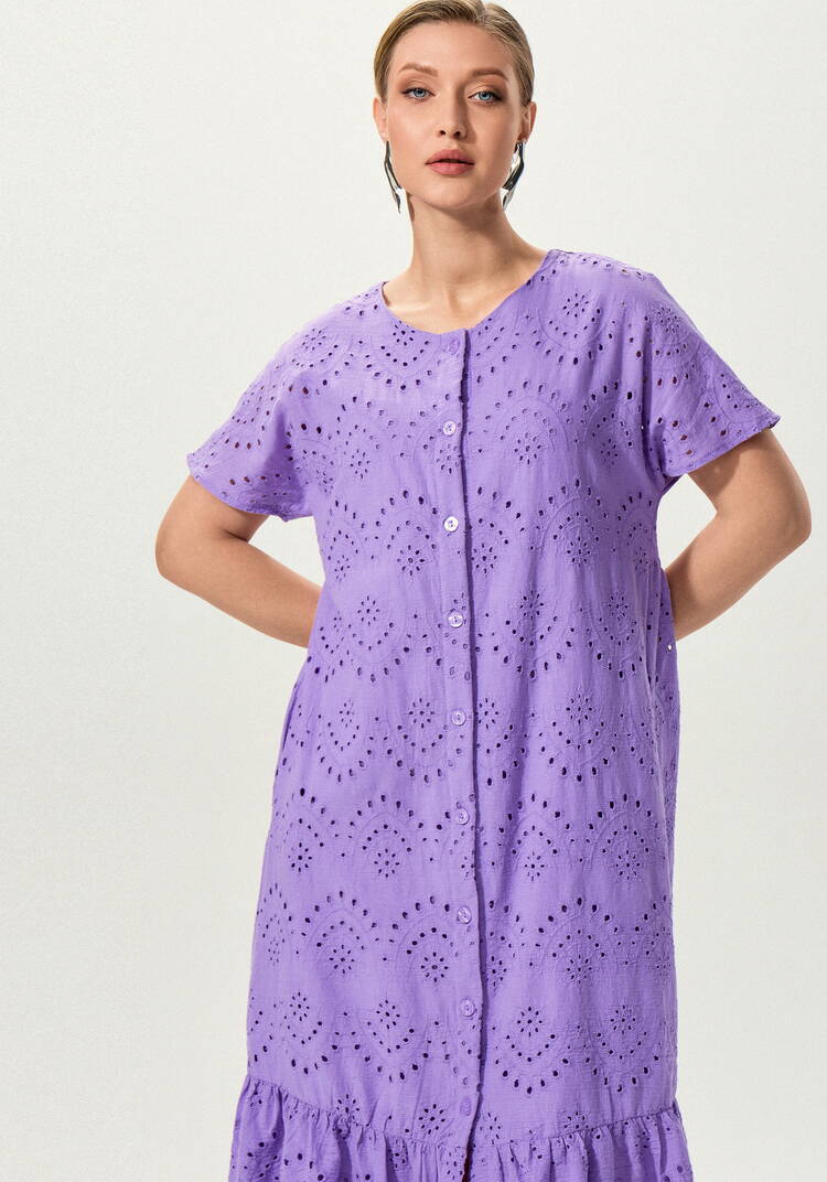 Платье ажурное с цельнокроеным рукавом шир.  750, рис. 18