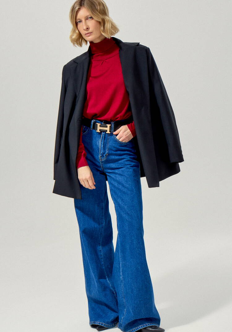 Водолазка с защипами у горловины шир.  750, рис. 23