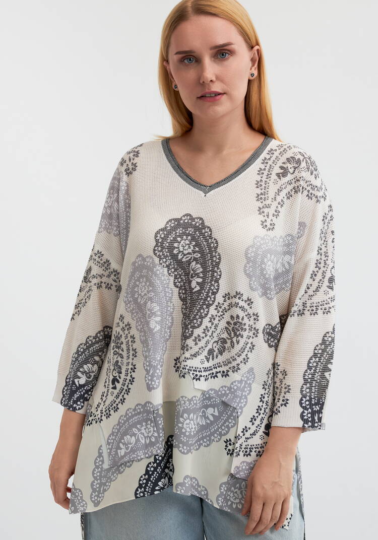 Блуза Краски жизни шир.  750, рис. 7