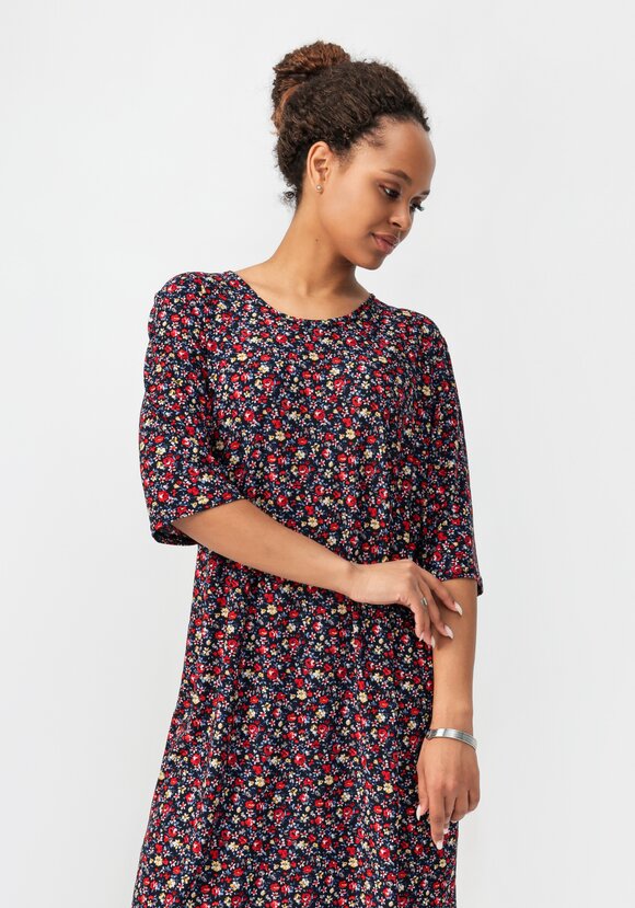 Платье Веточка сакуры шир.  580, рис. 2