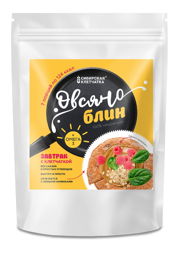 Овсяноблин (смесь для приготовления) 2 уп. шир.  580, рис. 2