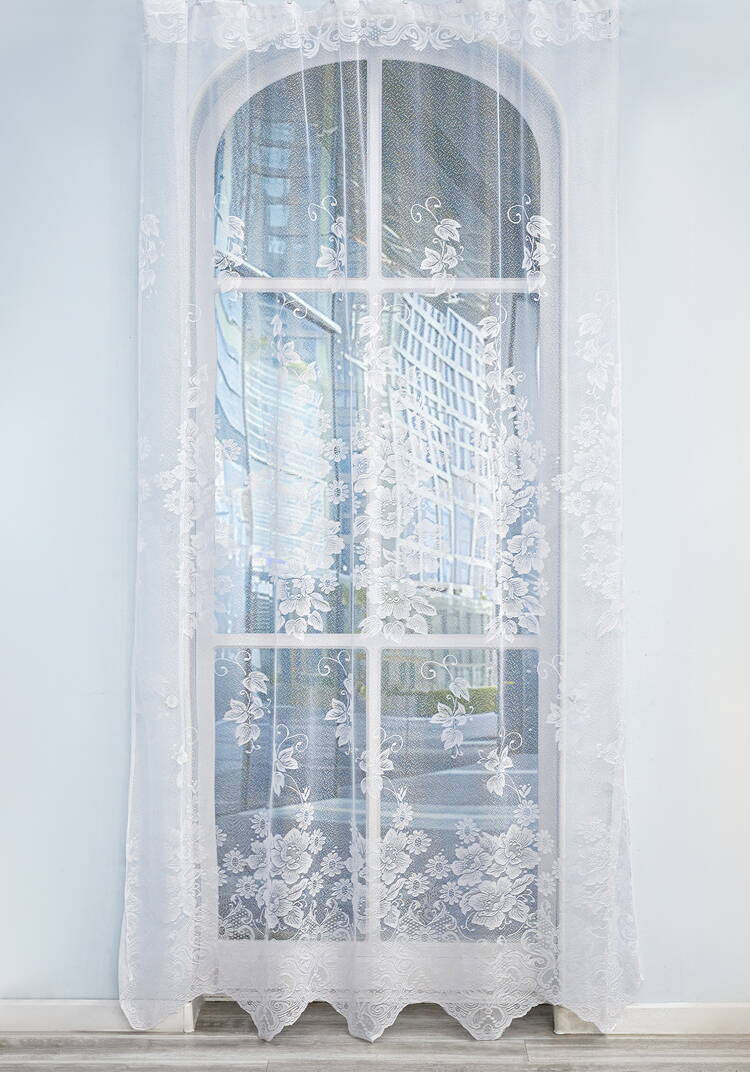 Тюль-жаккард Снежана шир.  750, рис. 1