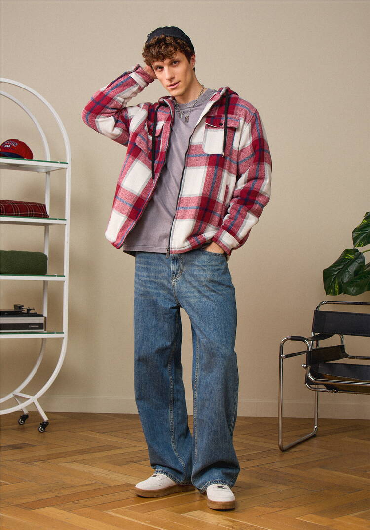 Рубашка с капюшоном и подкладом из шерпы шир.  750, рис. 11