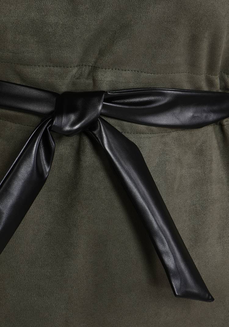 Платье с кулиской из эко-замши шир.  750, рис. 4