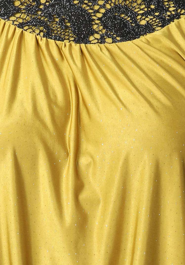 Платье с ажурной отделкой и блестками шир.  750, рис. 8