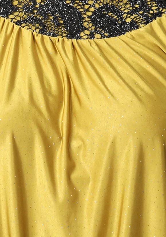 Платье с ажурной отделкой и блестками шир.  580, рис. 8