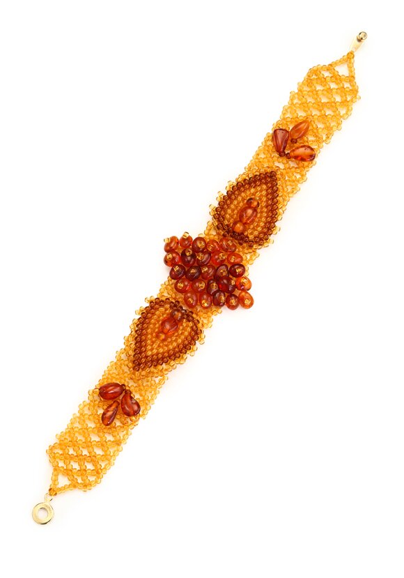 Браслет Янтарный свет шир.  580, рис. 2