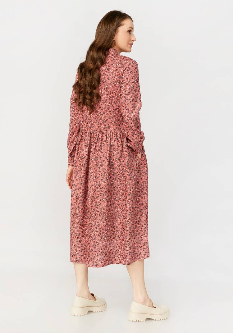 Платье свободного кроя со сборкой на талии шир.  750, рис. 7