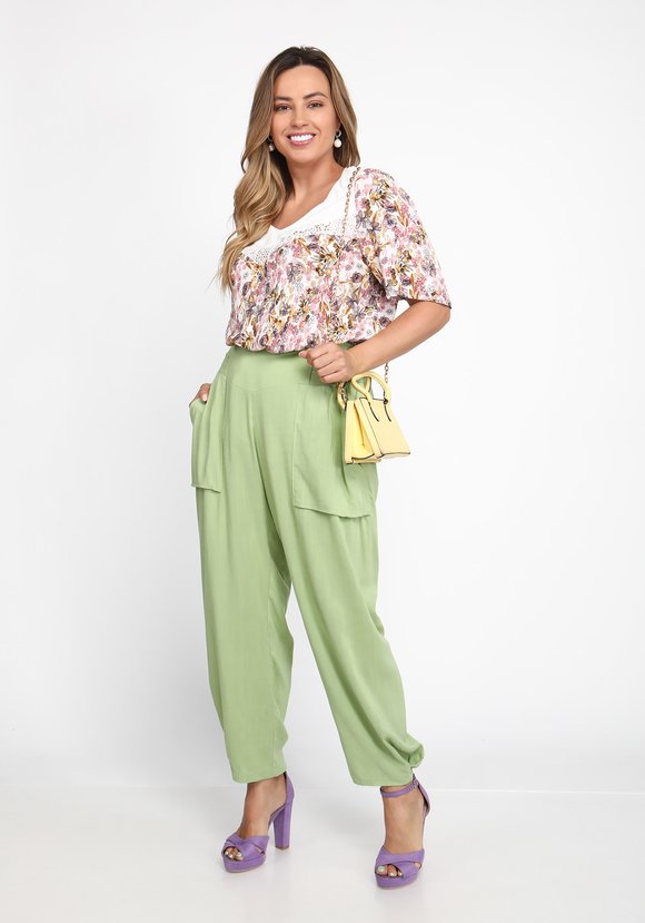 Брюки из умягчённого льна шир.  580, рис. 3