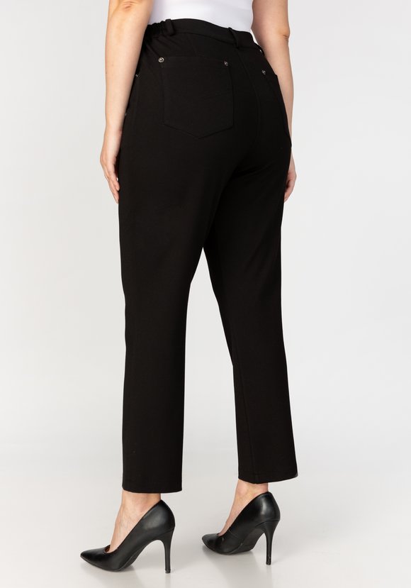 Брюки из плотного трикотажа шир.  580, рис. 2