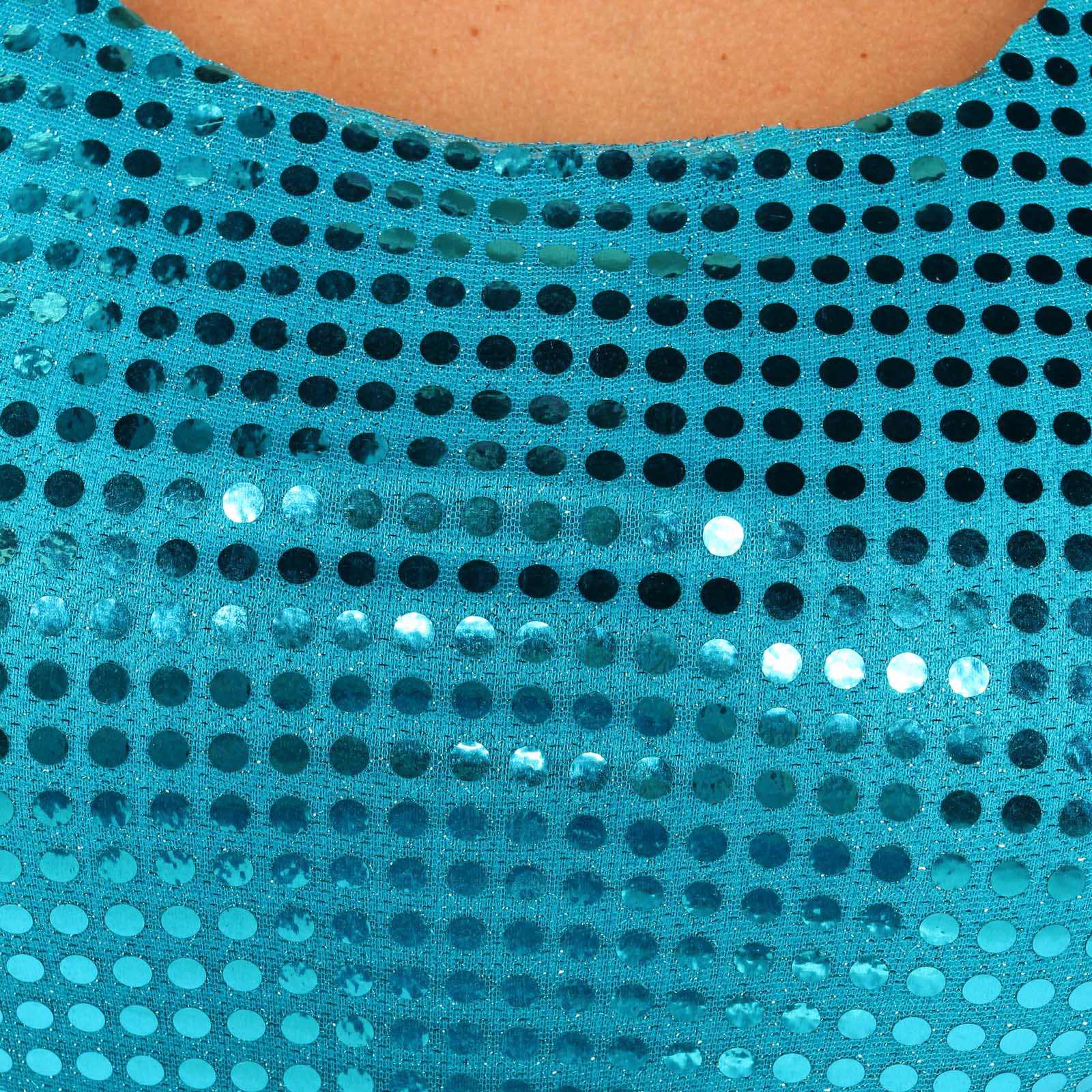 Блузка с блестящей отделкой Вау Фрау, цвет голубой, размер 60 - фото 8