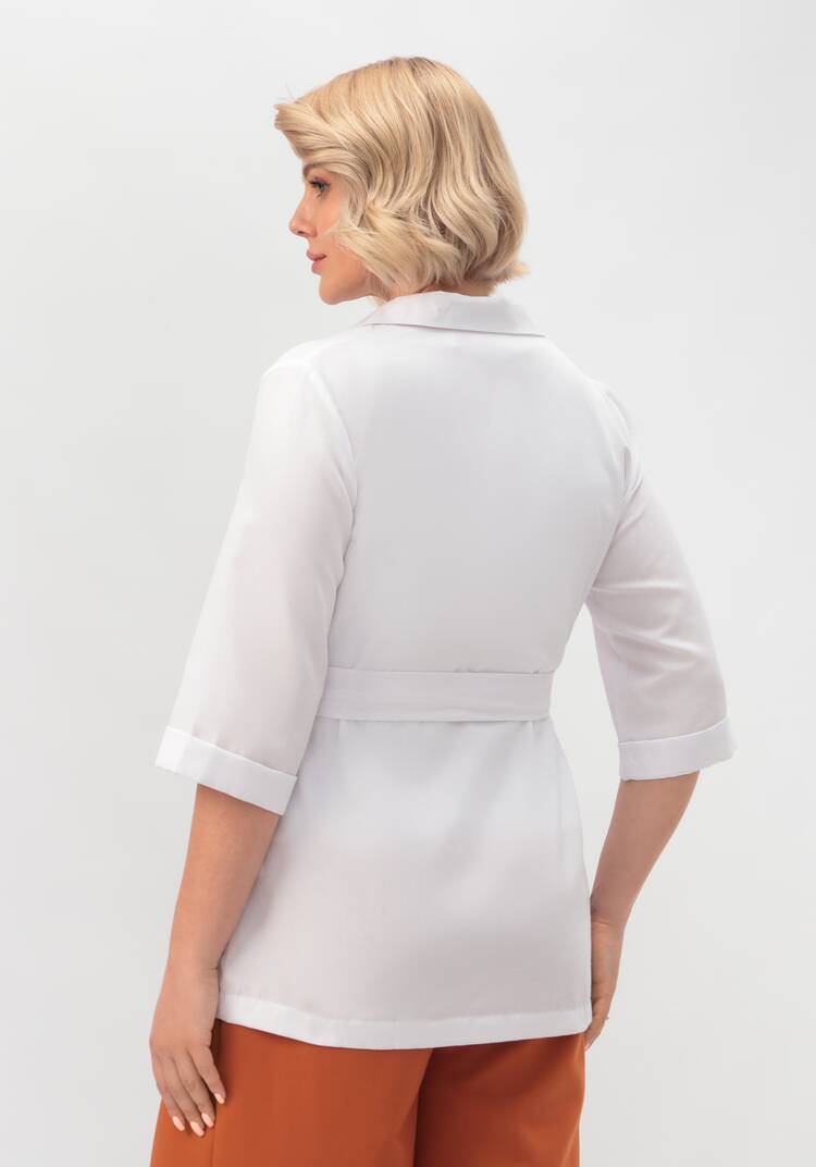 Пиджак с поясом из льна и хлопка шир.  750, рис. 20