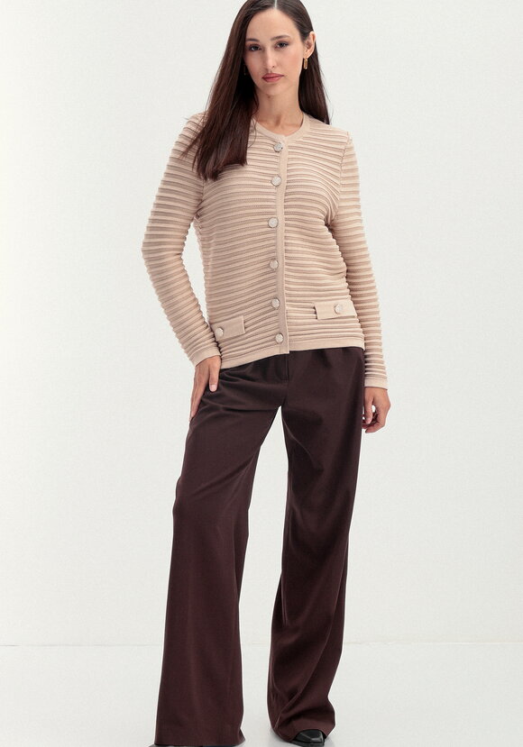 Пиджак в полоску на металлических пуговицах шир.  580, рис. 3