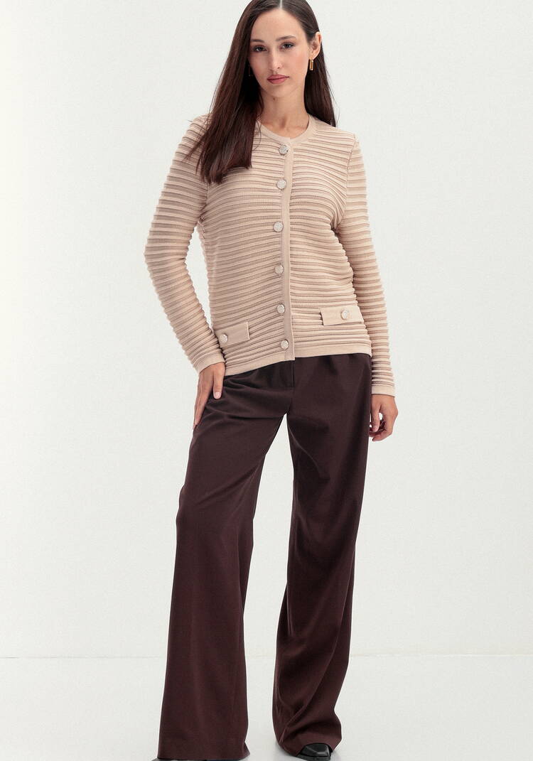 Пиджак в полоску на металлических пуговицах шир.  750, рис. 3