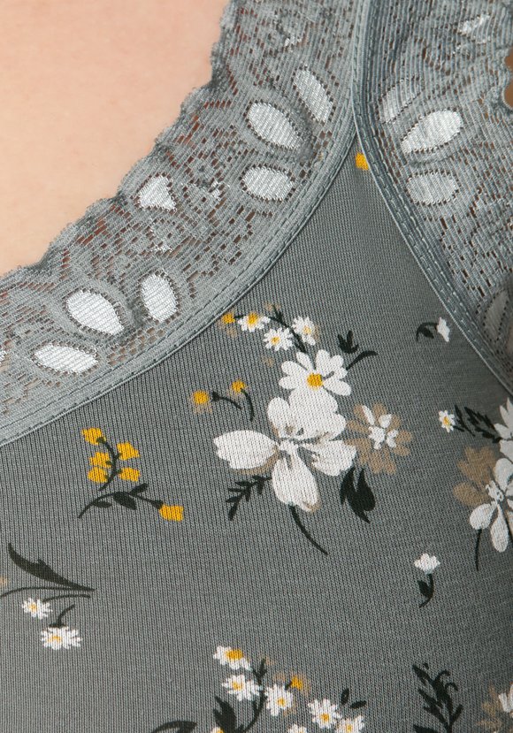 Майка из хлопка с кружевом Аэлита шир.  580, рис. 13