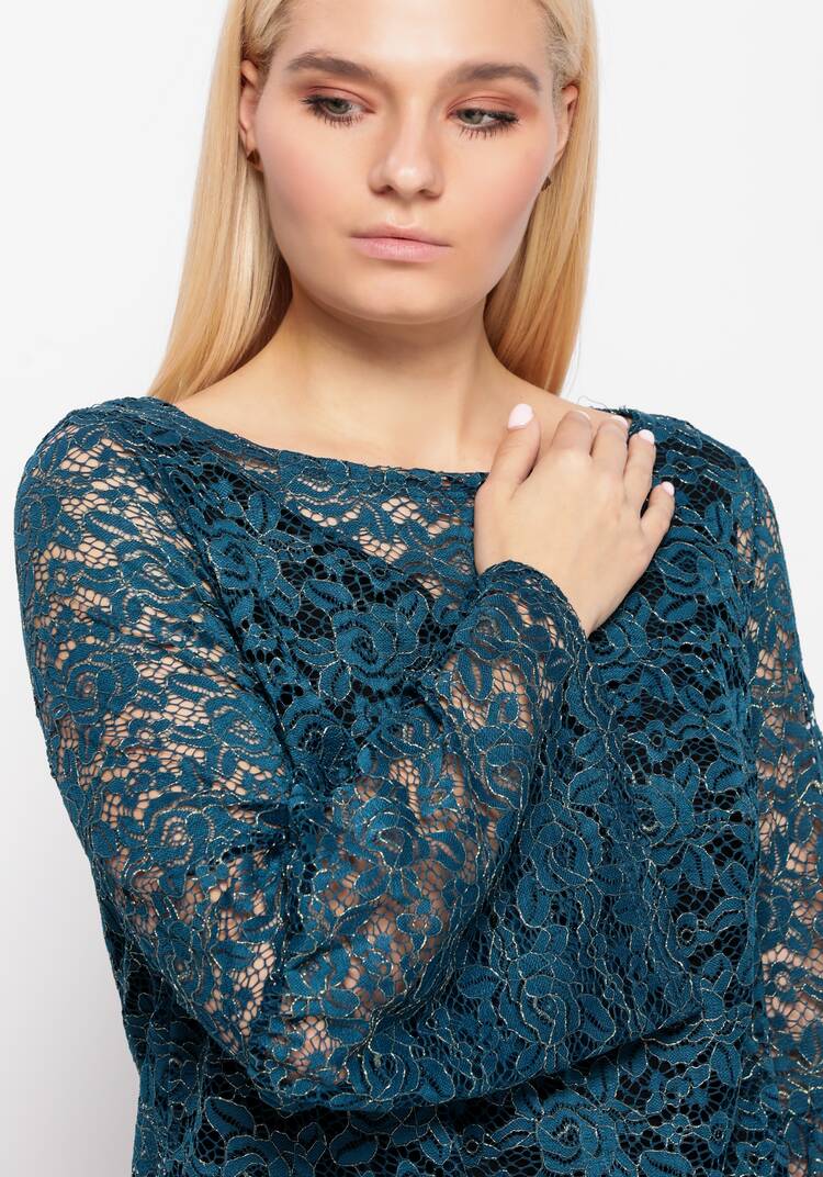 Блуза из гипюра с майкой шир.  750, рис. 20