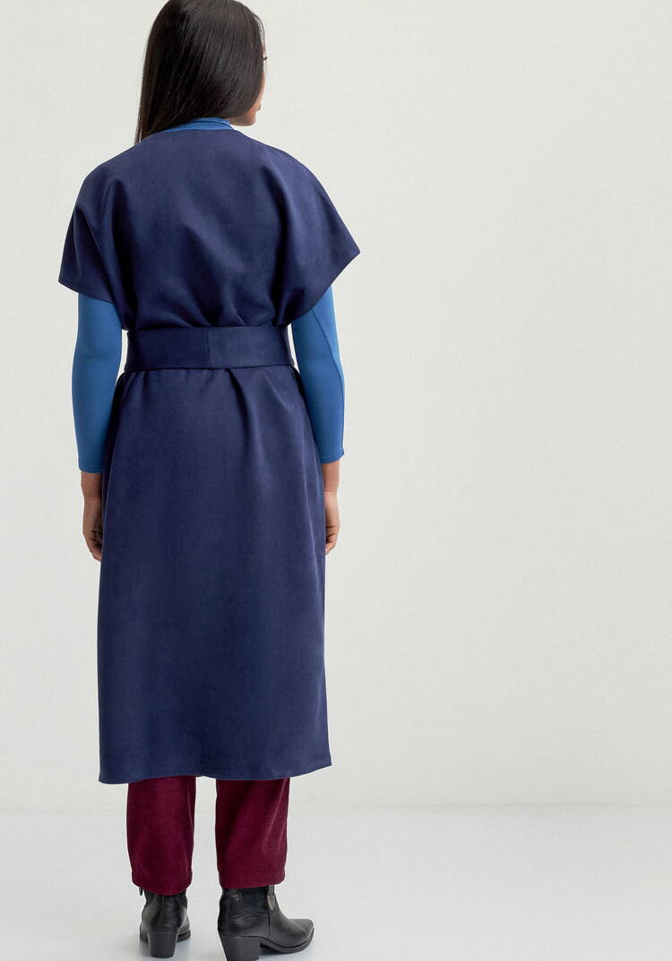 Жилет на запах со спущенным плечом шир.  750, рис. 12