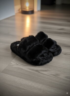 Тапочки женские Инес черный Resale