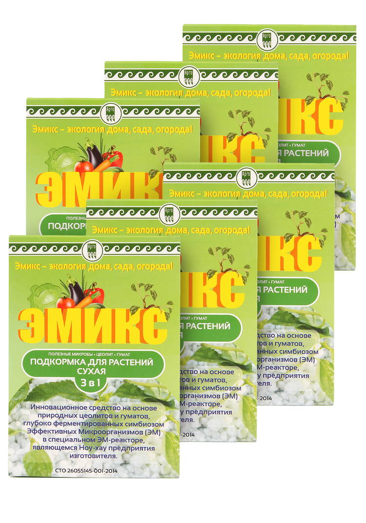 Эмикс подкормка, 6 шт. шир.  750, рис. 1