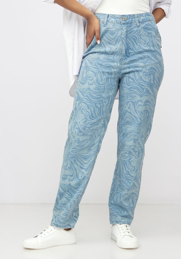 Джинсы Николет шир.  580, рис. 1