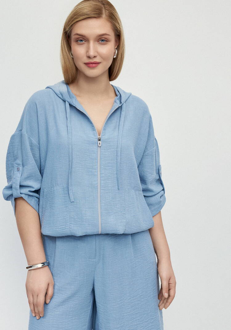 Пыльник изо льна на молнии шир.  750, рис. 10