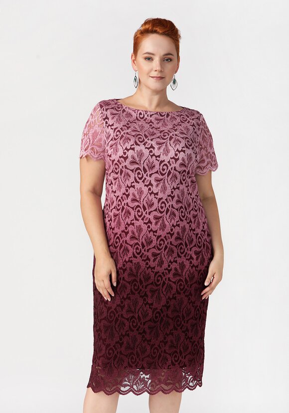 Платье из кружевного полотна Ванда шир.  580, рис. 14