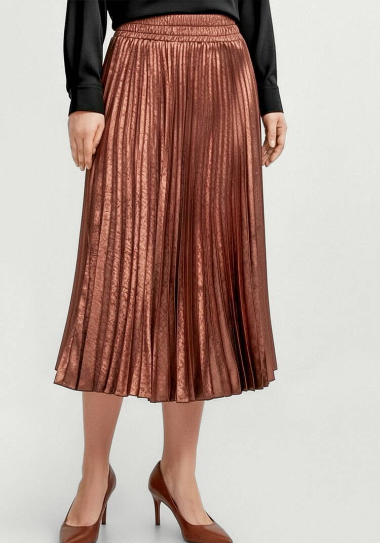 Юбка гофре с блестящим напылением шир.  750, рис. 2