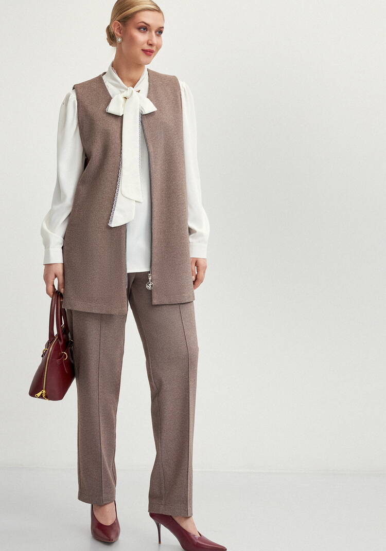 Брюки прямые трикотажныe шир.  750, рис. 8