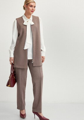 Брюки прямые трикотажныe