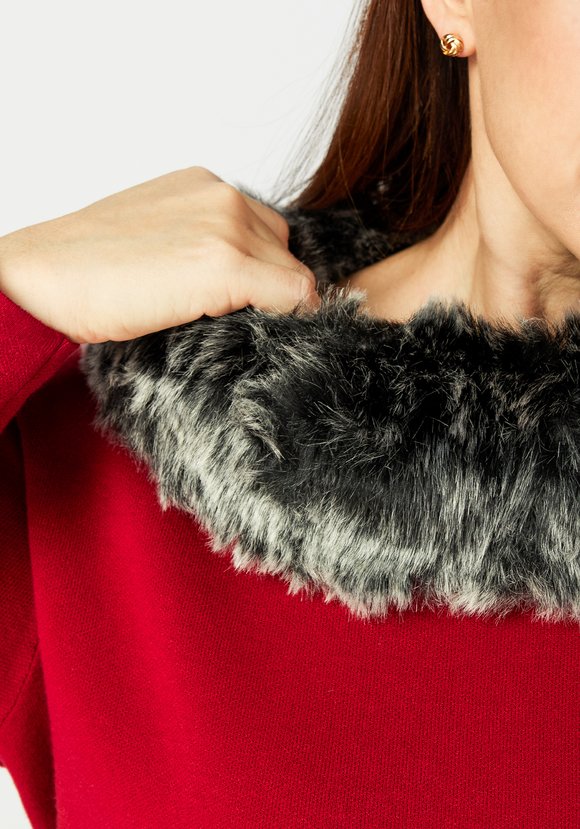 Джемпер со съемным воротником шир.  580, рис. 2