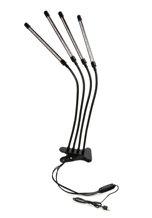 Фитолампа для растений на прищепке шир.  580, рис. 2