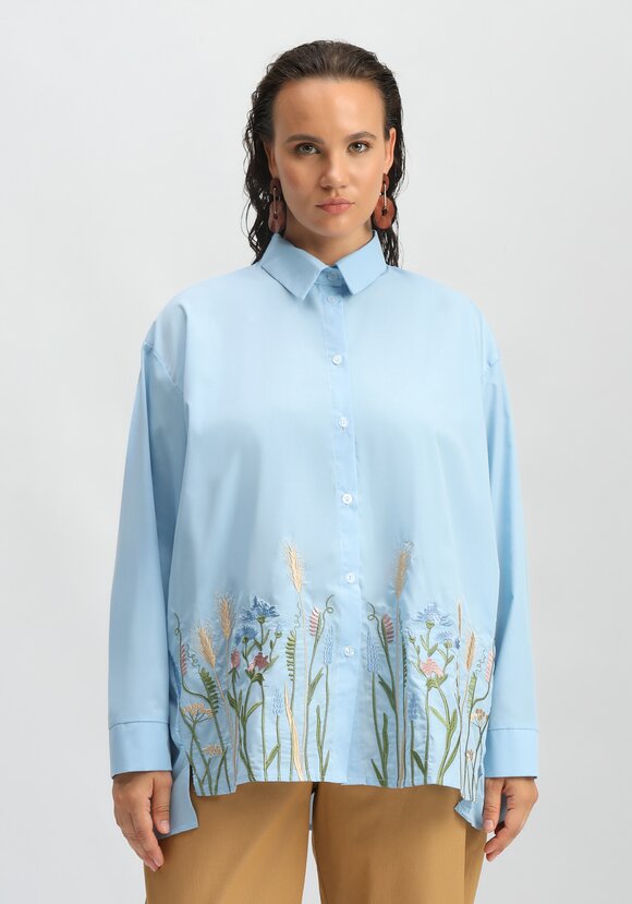 Рубашка с вышивкой по низу шир.  580, рис. 13