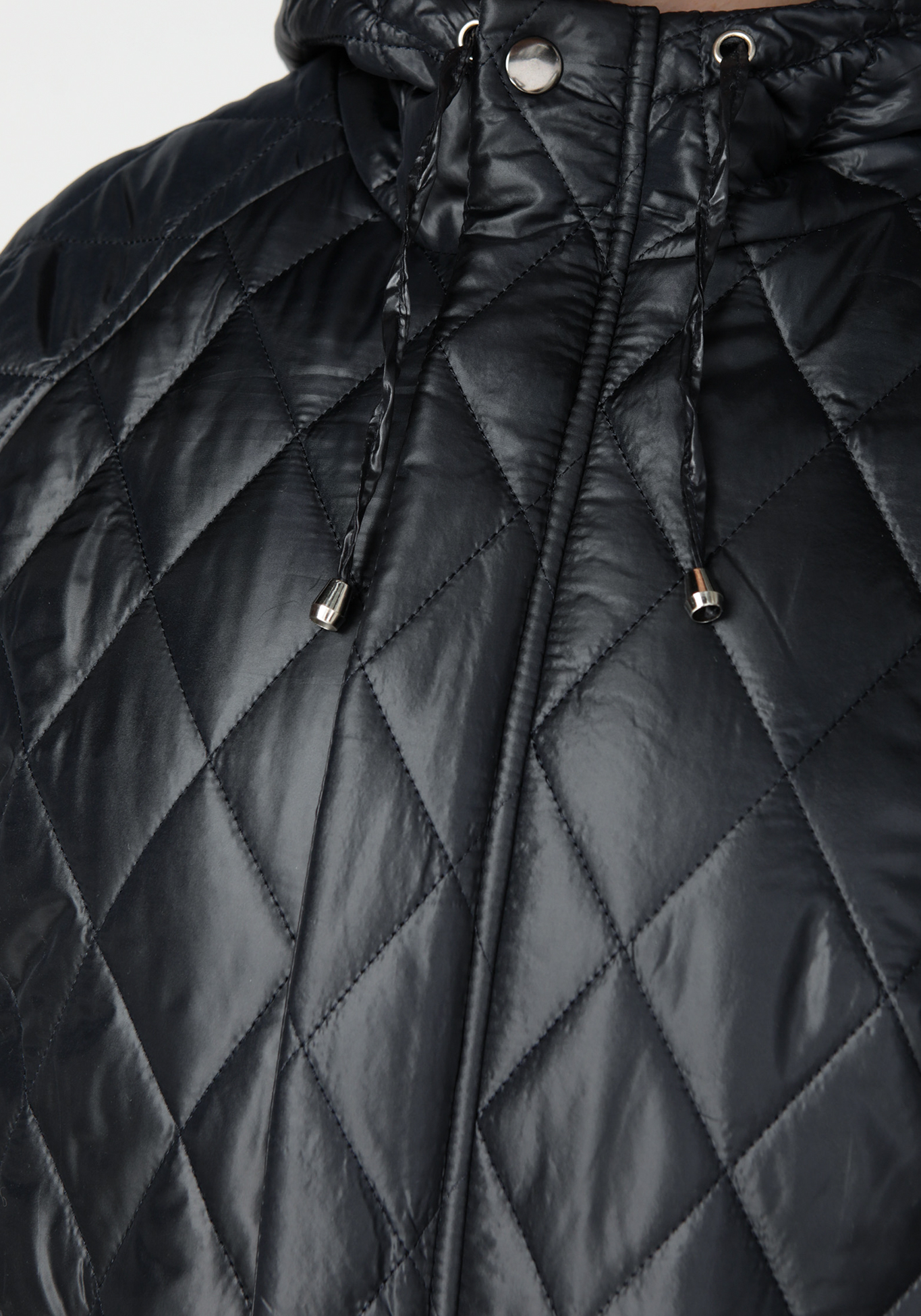 Куртка стеганая с карманами и капюшоном Frida, размер 52, цвет серый - фото 4