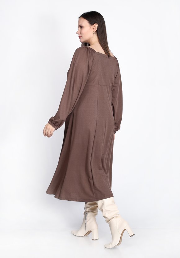 Платье с кокеткой под грудь шир.  580, рис. 2