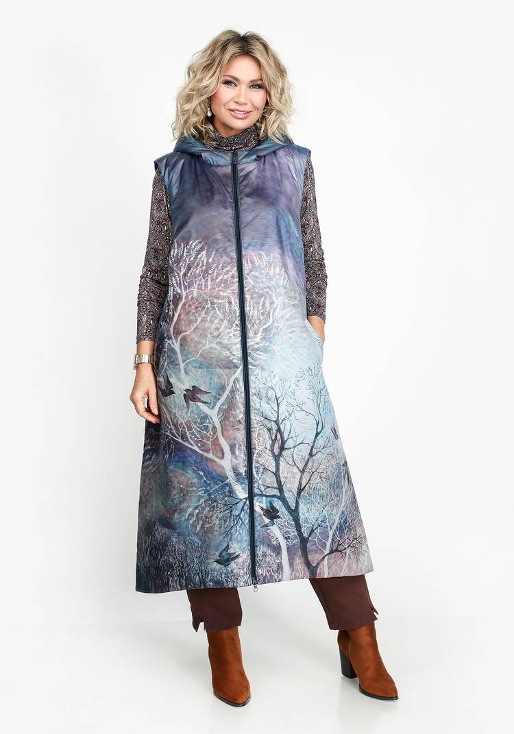 Жилет Живописный вид шир.  750, рис. 3