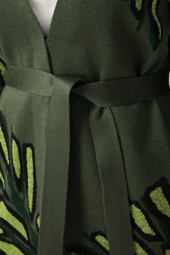 Кардиган с крупным орнаментом шир.  580, рис. 4