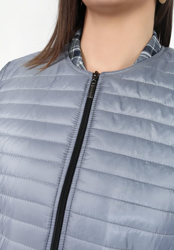 Куртка с карманами и горизонтальной стежкой шир.  580, рис. 16