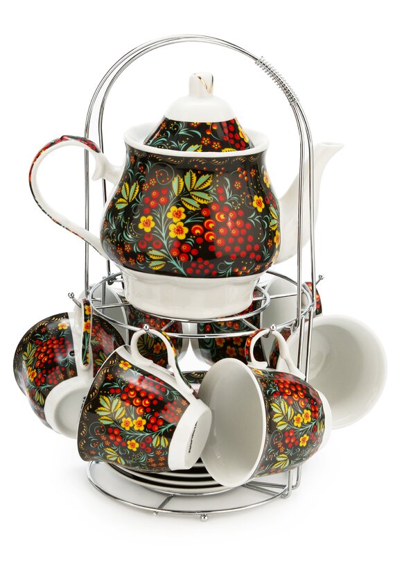 Сервиз чайный Рябина шир.  580, рис. 1