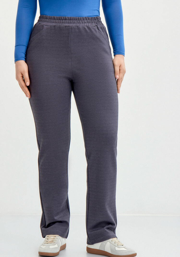 Брюки из джери с кокеткой по спинке шир.  750, рис. 18