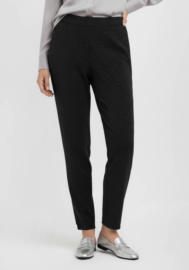 Брюки свободного кроя с защипами шир.  750, рис. 4