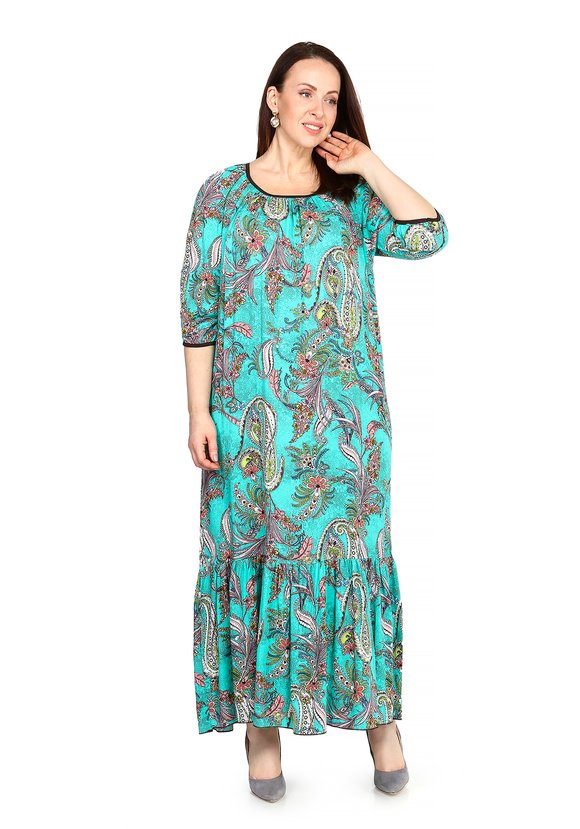 Платье Цветочный Вихрь шир.  580, рис. 5