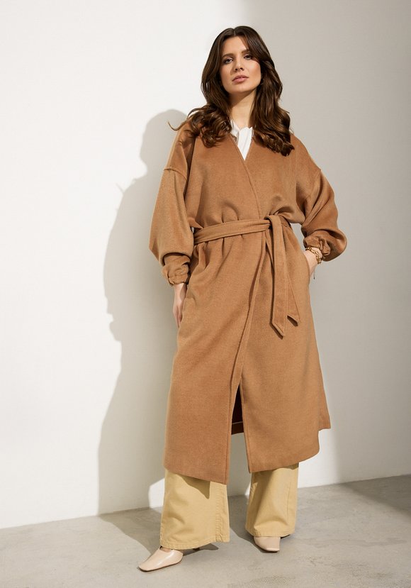 Пальто с V-образным вырезом шир.  580, рис. 5